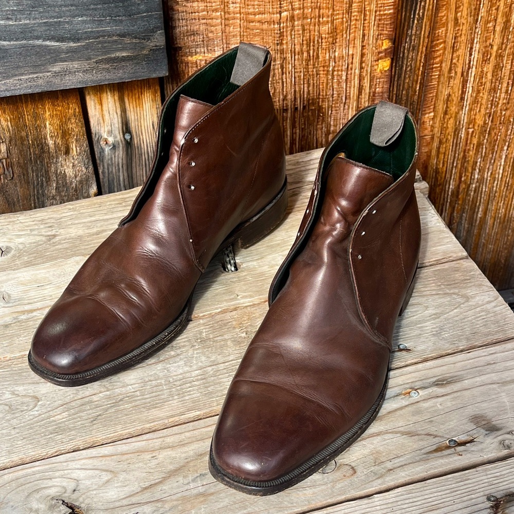 Shipton & Heneage “Apsley” Leather Boots – Brown – Size UK 9F (US 10D Approx.)